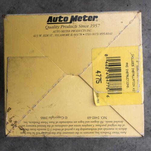autometer air fuel ratio gauge 4775 - Fresh Stock Dated February 2026
