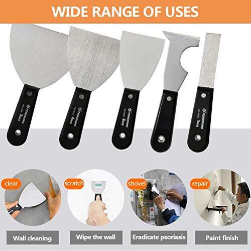 Paint Scraper 5 In 1 Scraper Tool Putty Knife Set Drywall Knife Spackle Knife Wa - Fresh Stock Dated February 2026