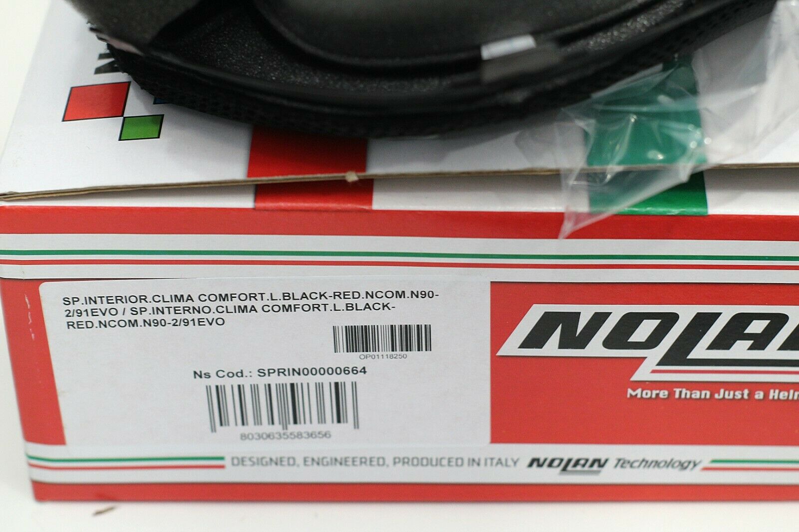 Nolan Helmets Spareparts (N90-2 / N91 Evo Interior) - Fresh Stock Dated February 2026