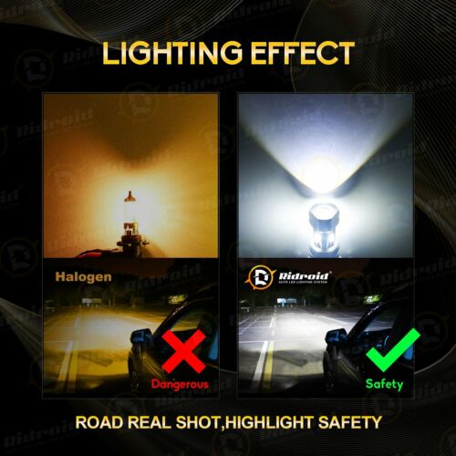 2x H4 9003 Super Bright LED Headlight Kit High Low Beam Bulb 18000LM 6500K White - Fresh Stock Dated February 2026