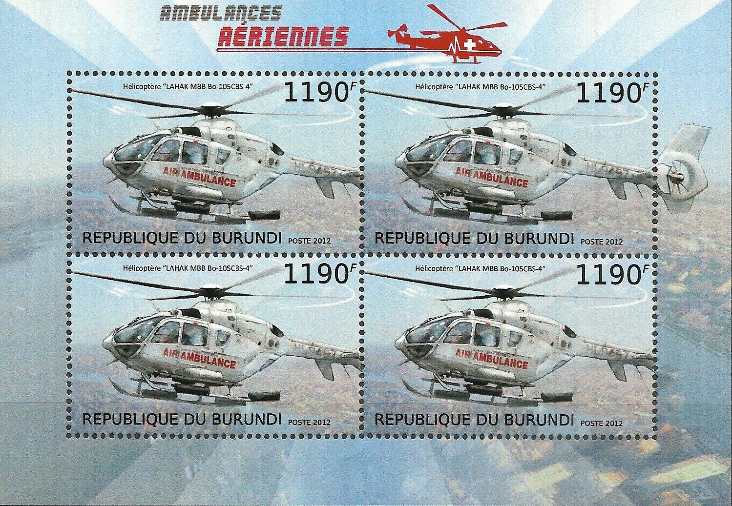 BURUNDI - 2012 MNH 