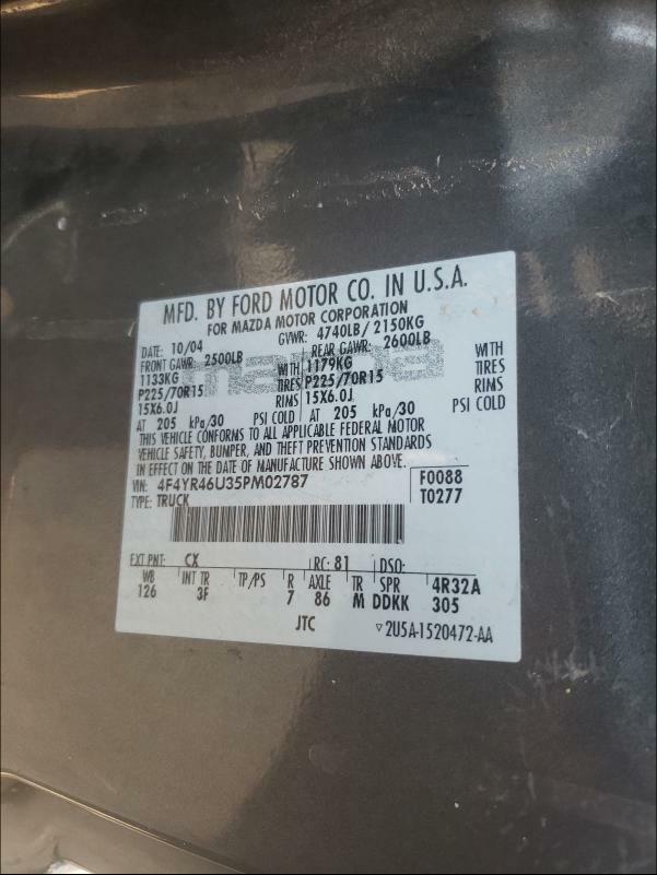 MAZDA B3000 FORD RANGER 3.0L MANUAL STANDARD TRANSMISSION ASSEMBLY MT 4X2 114K - Fresh Stock Dated February 2026