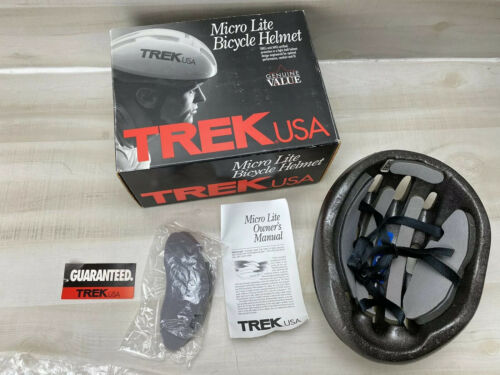 Vintage 1994 TREK USA L Micro Lite Bike Bicycle Helmet Box Manual LARGE - Fresh Stock Dated December 2025