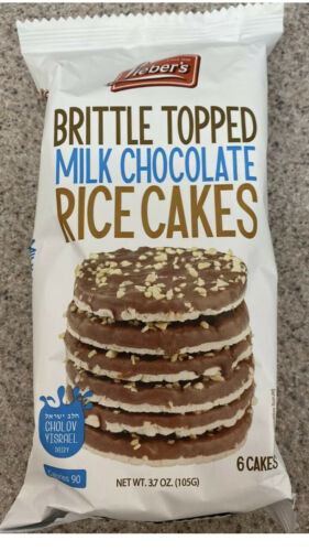 Liebers Variety Rice Cakes- Milk Chocolate, Dark Chocolate, Brittle Top (9 PACK) - Fresh Stock Dated December 2025