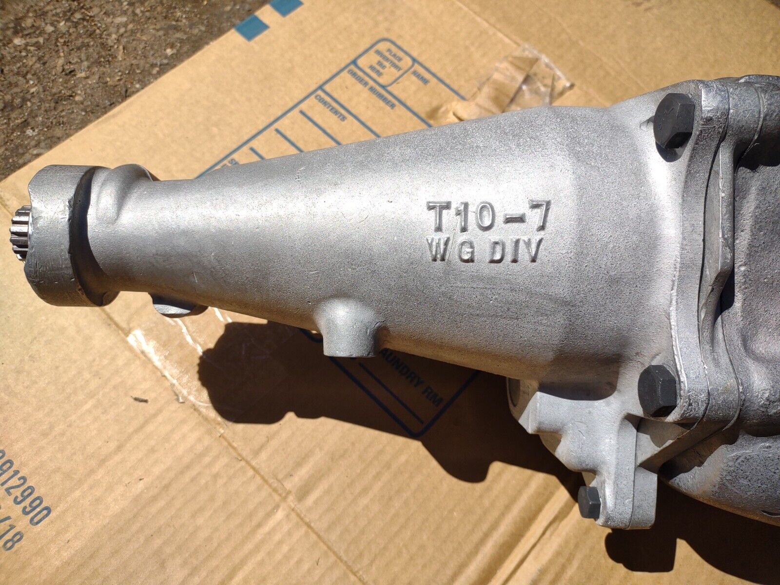 Rebuilt April 1957 Bel Air Corvette T-10 4 Speed Transmission T10-1 T10-7 - Fresh Stock Dated February 2026