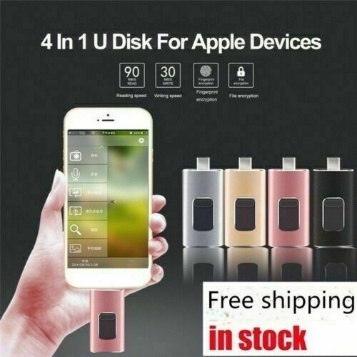 Portable USB Flash Drive for iPhone, iPad & Android - Fresh Stock Dated February 2026