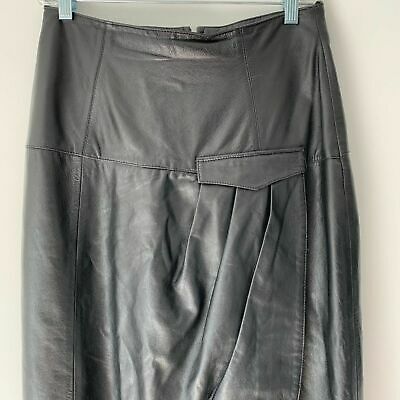 Vintage Gingette Black 80’s Leather Skirt - Fresh Stock Dated February 2026