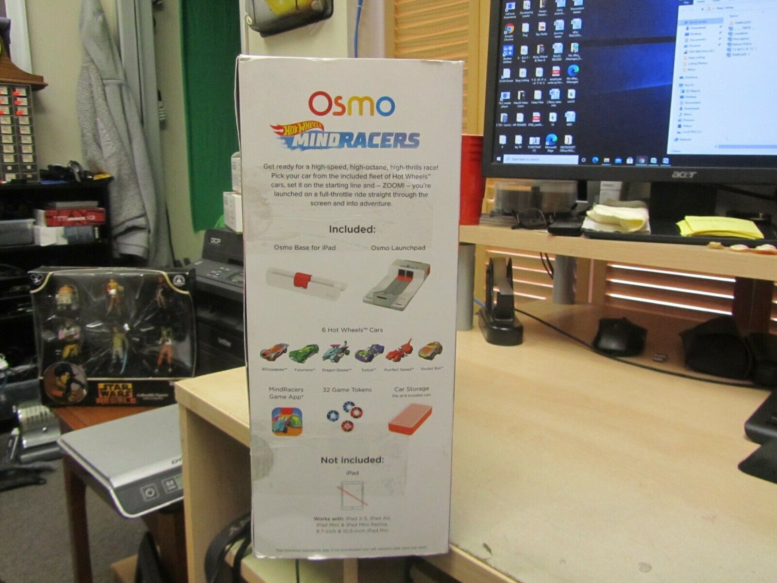 Osmo Hot Wheels Mindracers Game Kit for Ipad Base Included Brand 90100006 NIOB - Fresh Stock Dated December 2025