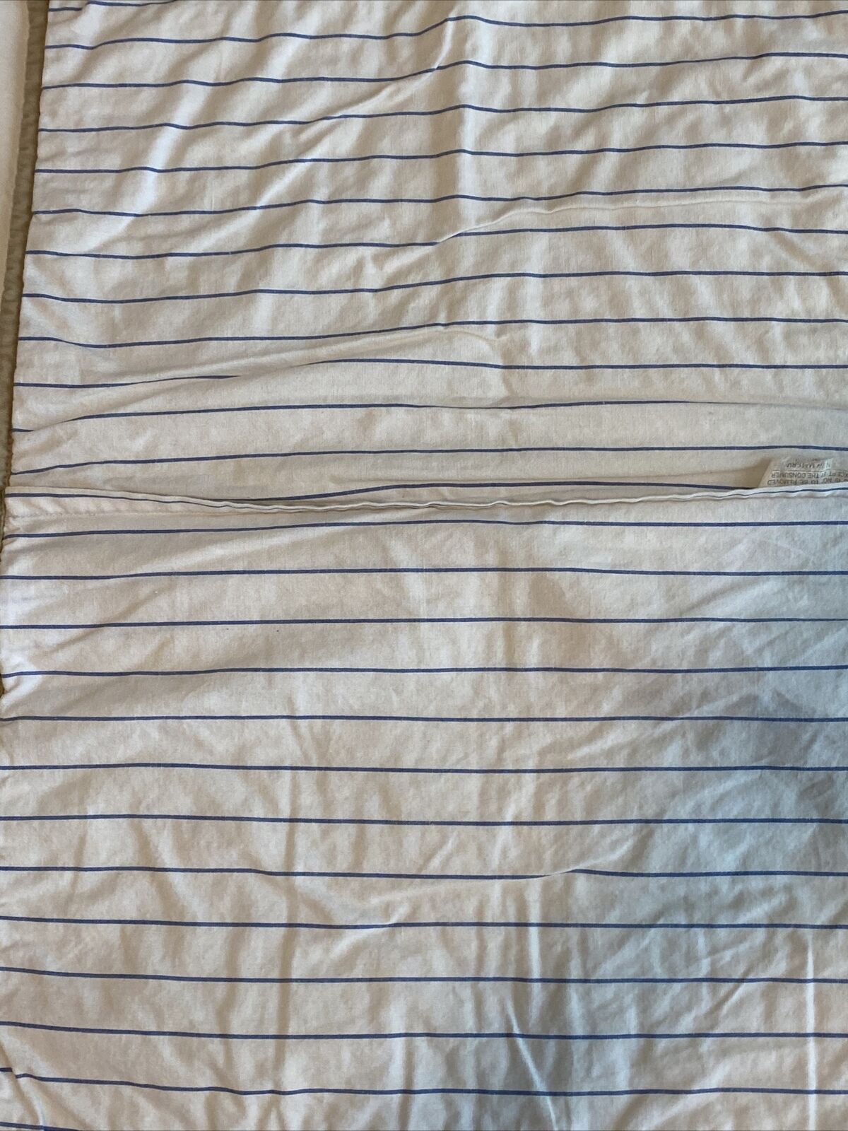 1 x Pottery Barn PB Teen ML Baseball Sports Red White Blue Quilted Standard Sham - Fresh Stock Dated February 2026