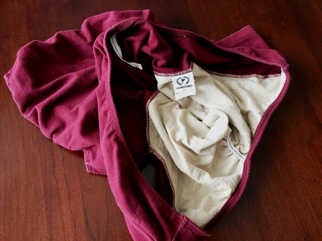 Eurotard - Girl Size XS Cap Sleeve Dance Leotard, Maroon - Fresh Stock Dated December 2025