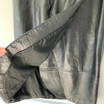 Vintage Gingette Black 80’s Leather Skirt - Fresh Stock Dated February 2026