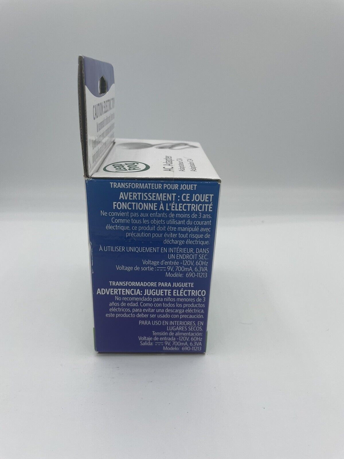 LEAP FROG  AC Adapter Model # 690-11213 Power Supply 9 Volt LeapPad Leapster - Fresh Stock Dated February 2026