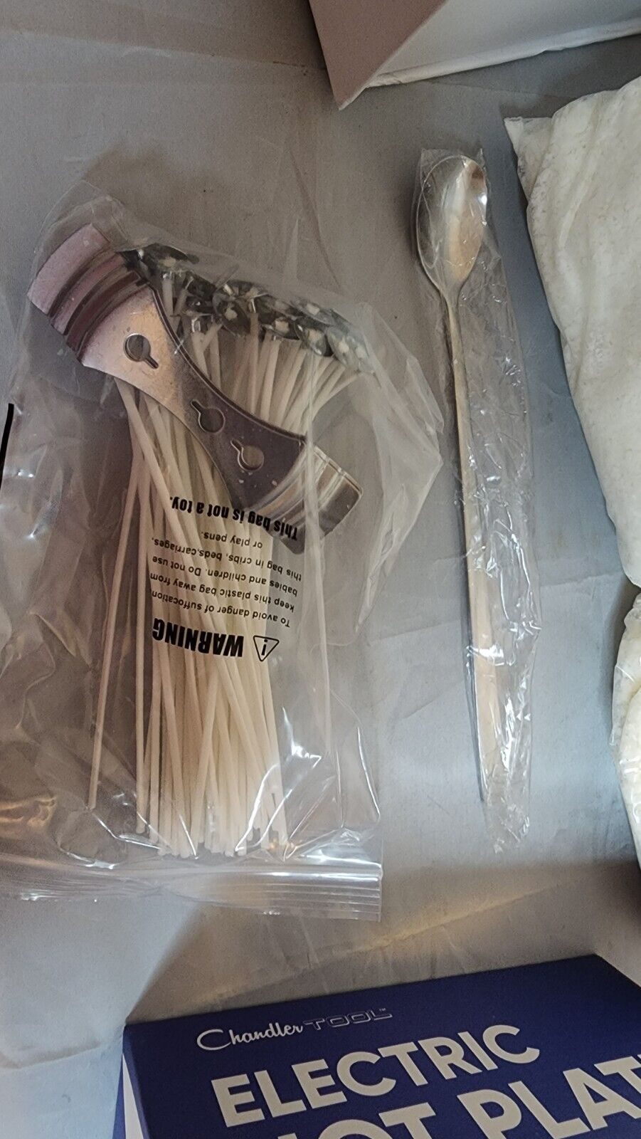 Chandler Tools Candle Making Kit Electric Hot Plate W/5lb Soy Wax, StainlessPot - Fresh Stock Dated February 2026