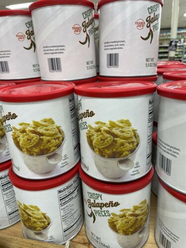 2 Packs Trader Joe's Crispy Jalapeños Pieces Each 5.5 Ounces Exp 9/24/21 NEW - Fresh Stock Dated December 2025