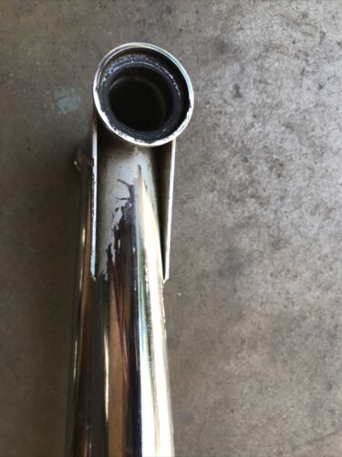 Vintage 1980s REDLINE  BMX Frame Chrome - Fresh Stock Dated December 2025