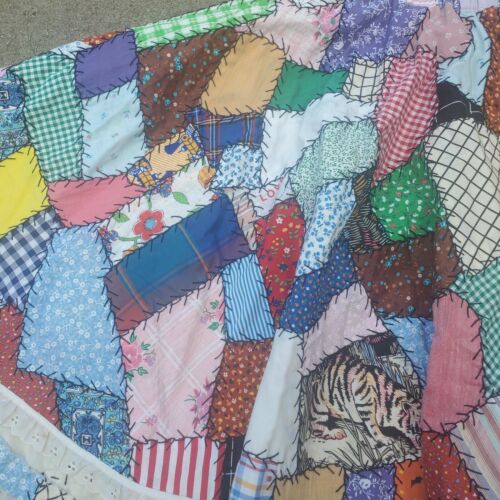 Vintage Patchwork Quilt Skirt Handmade Size Small Medium Flowey - Fresh Stock Dated December 2025