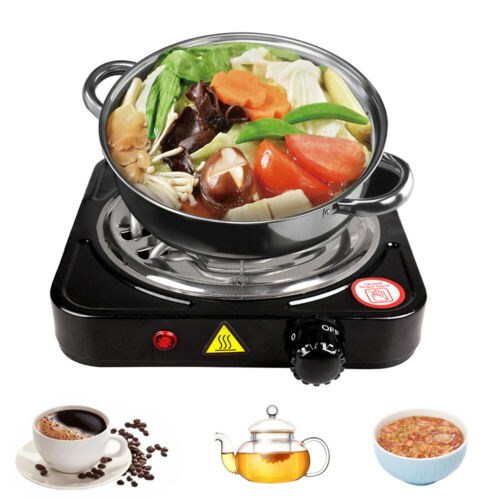 Electric Stove Single/Dual Burner Portable Travel Compact Small Hot Plate Dorm - Fresh Stock Dated December 2025