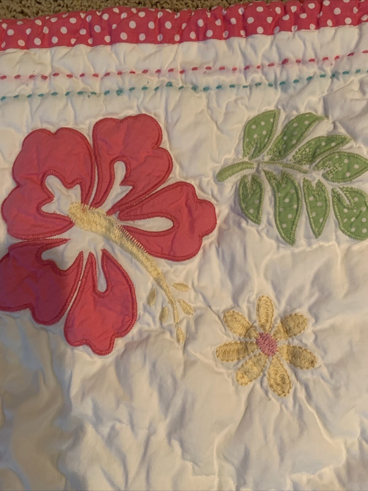 Pottery Barn Kids Quilted Pillow Sham Standard 20x27 EUC - Fresh Stock Dated December 2025