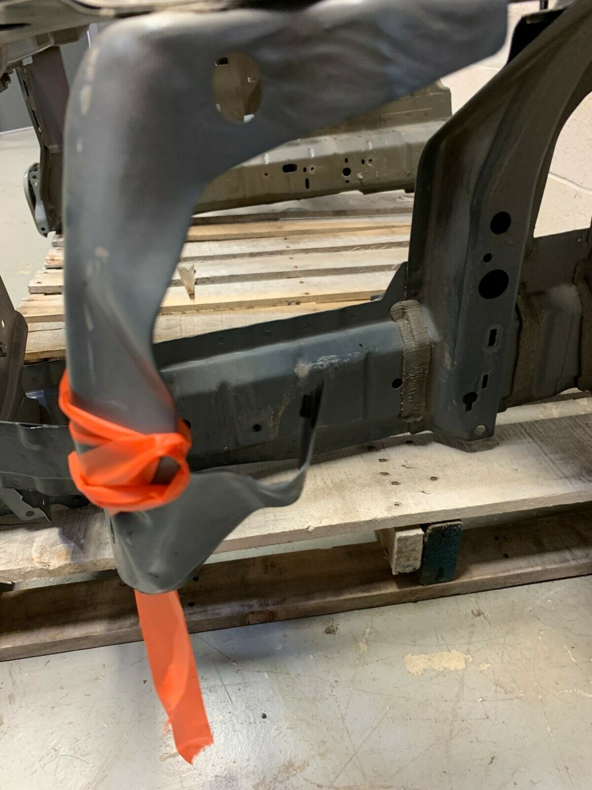 2012 CAMARO SS OEM FRONT RADIATOR CORE SUPPORT FRAME RAIL CUT - Fresh Stock Dated December 2025