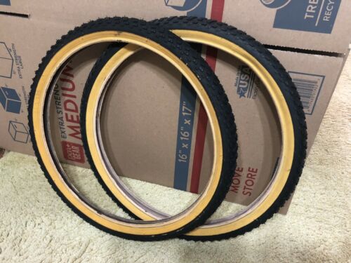 BLACK KENDA FREESTYLE 20 X 1.75 TIRES OLD SCHOOL BMX - Fresh Stock Dated December 2025