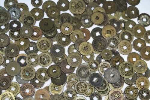 China Cash Coins Asst Date 153 Coins Mostly Brass Foreign Coins 21919 - Fresh Stock Dated February 2026