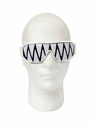 Macho Man White Shark Teeth Sunglasses Randy Savage Costume Wrestler Party WWF - Fresh Stock Dated February 2026