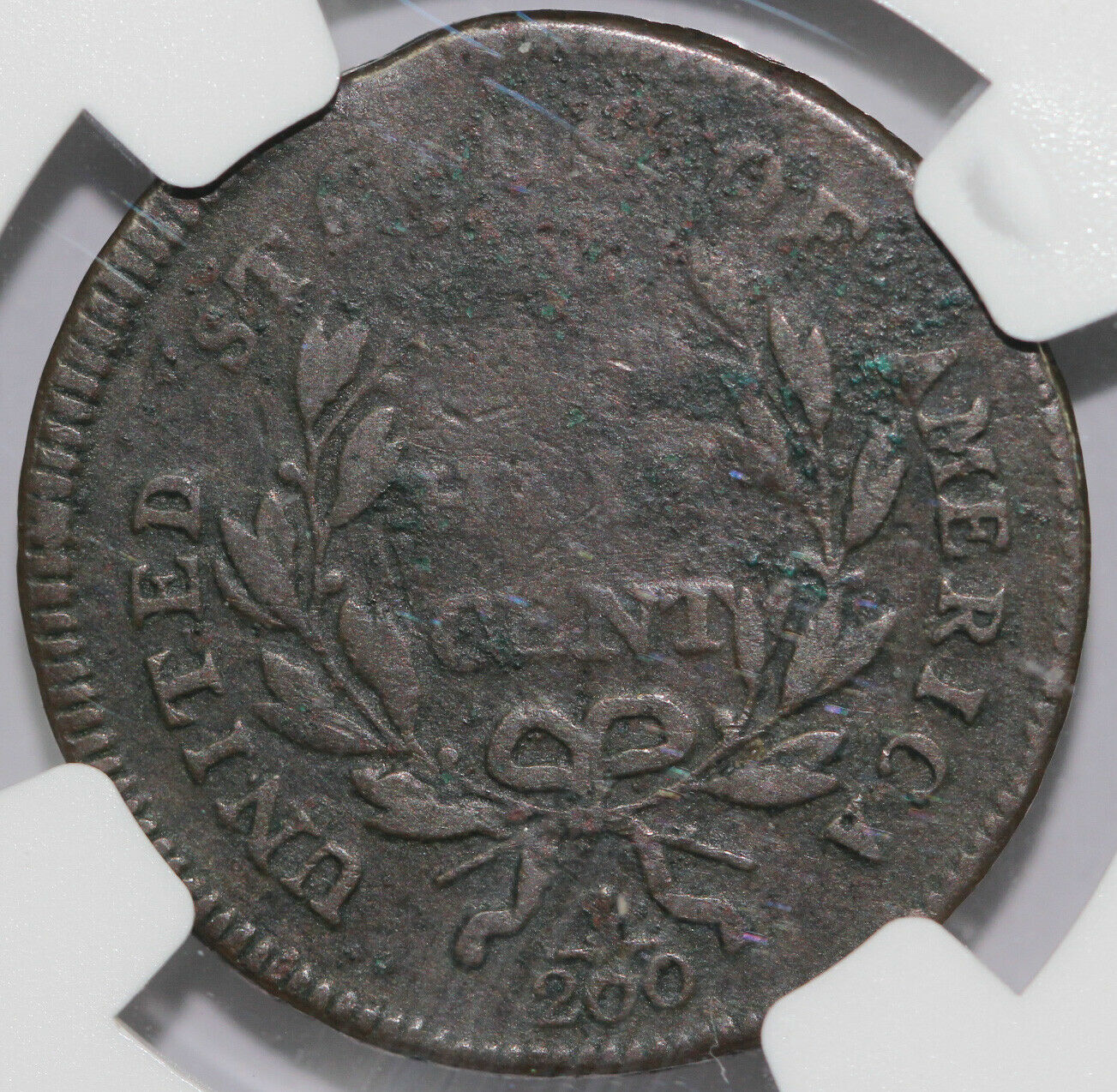 1795 1/2c C-1 Lettered Edge Liberty Cap Half Cent NGC FINE DETAILS CORROSION - Fresh Stock Dated February 2026