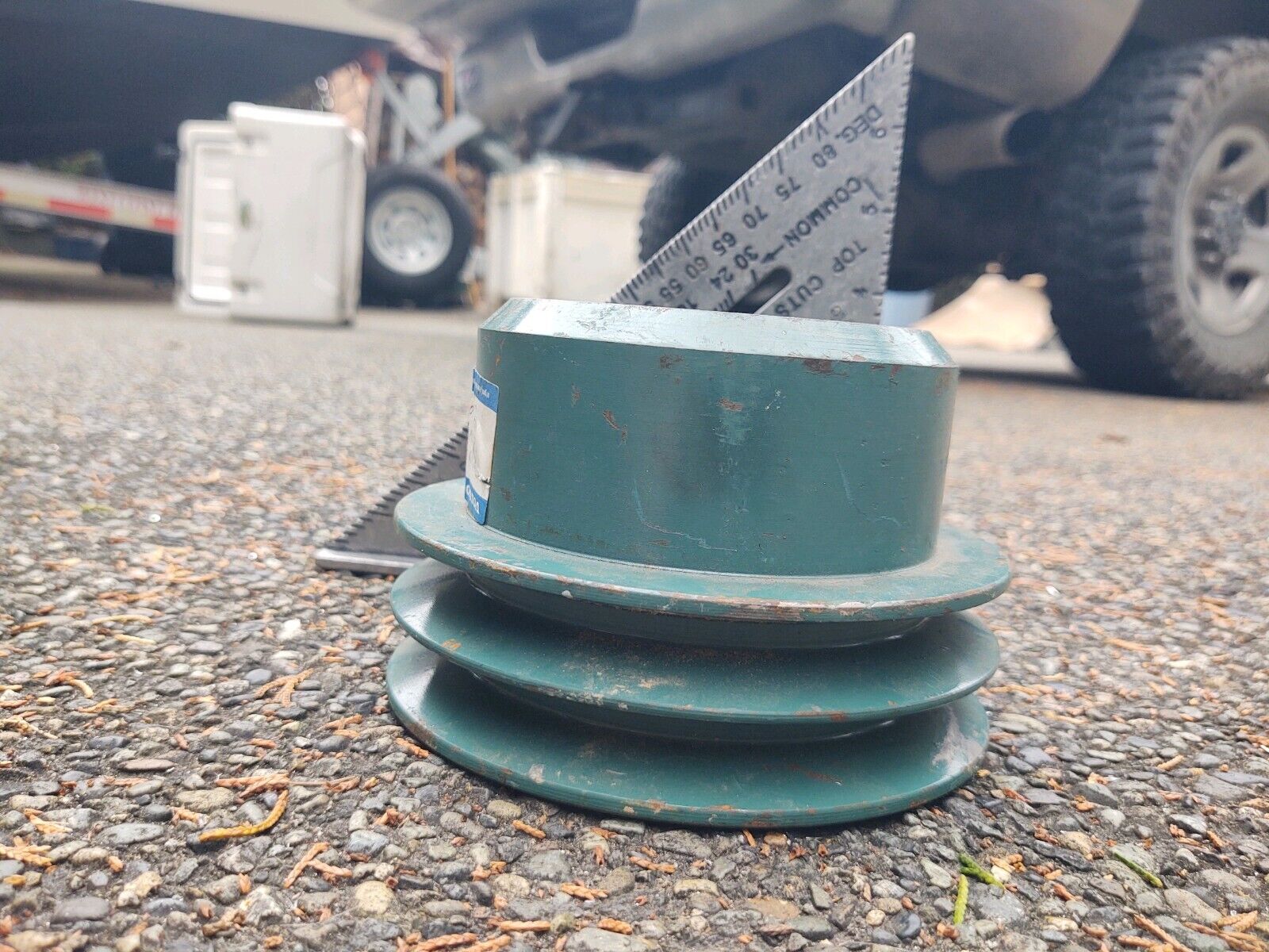 Volvo Penta 2 groove pulley part # 833002 - Fresh Stock Dated February 2026