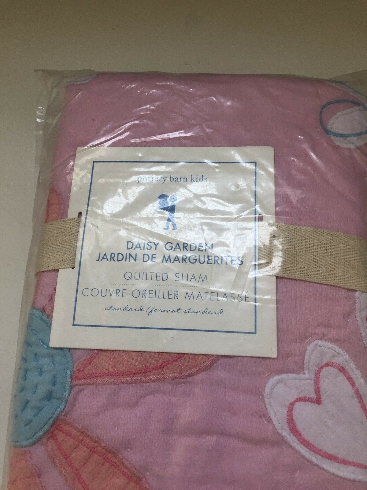 Pottery Barn Daisy Garden Sham Quilted New Pink - Fresh Stock Dated January 2026