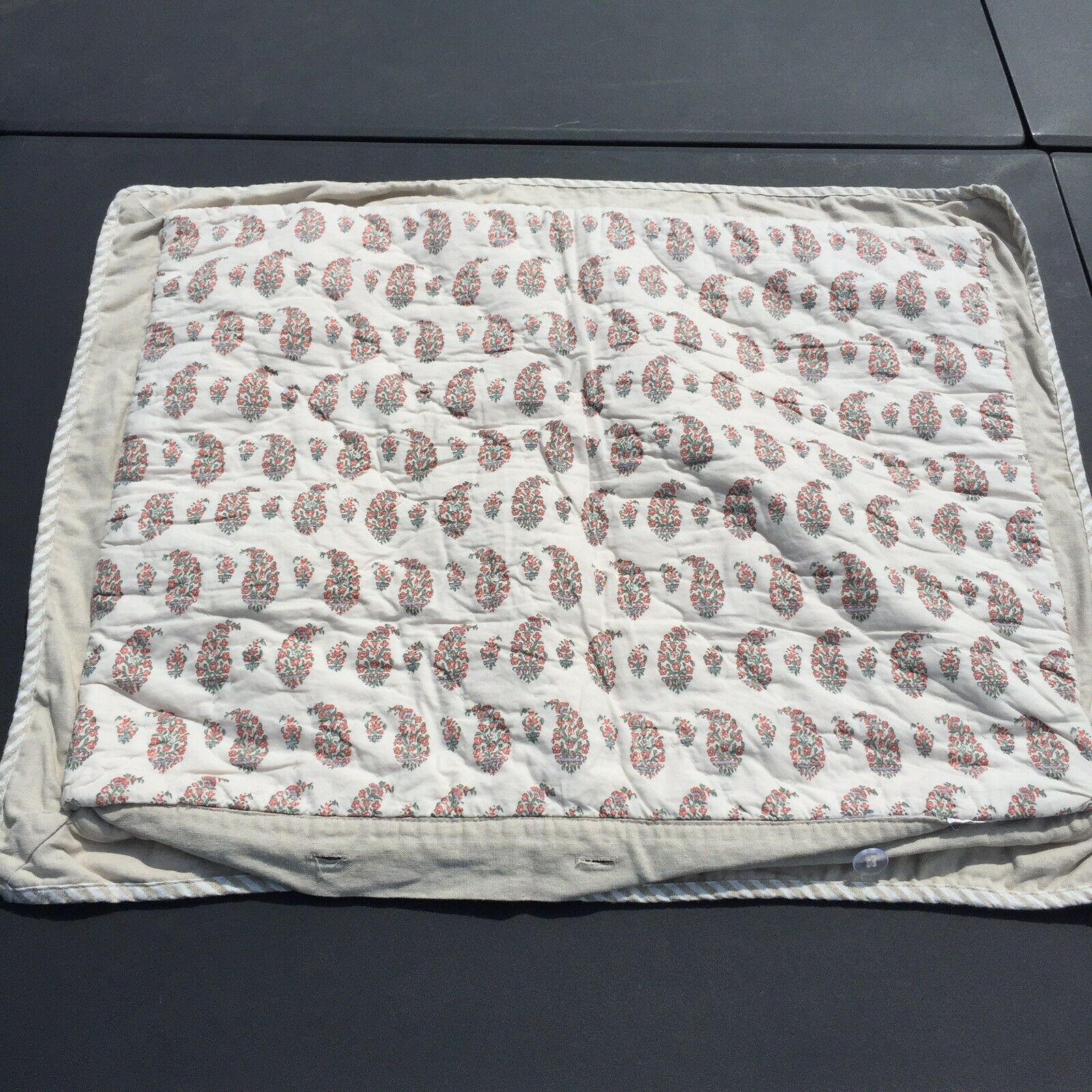 Carolina Patchwork Standard Pillow Sham Pottery Barn Floral Linen Blend - Fresh Stock Dated February 2026