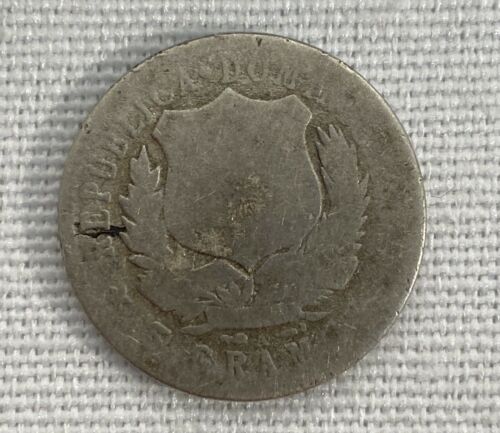 Dominican Republic 20 Centavos 1897 - Fresh Stock Dated February 2026