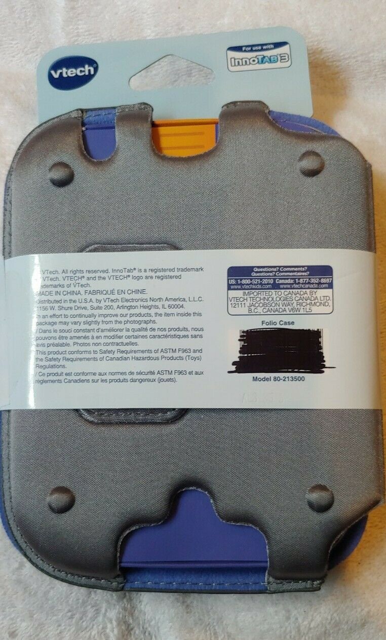 INNOTAB 3 Silver Folio Case Vtech - Fresh Stock Dated December 2025