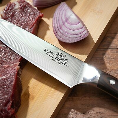 KUMA VG10 Damascus Chef Knife – 8 inch Chef Knife With Premium Wooden Handle - Fresh Stock Dated December 2025