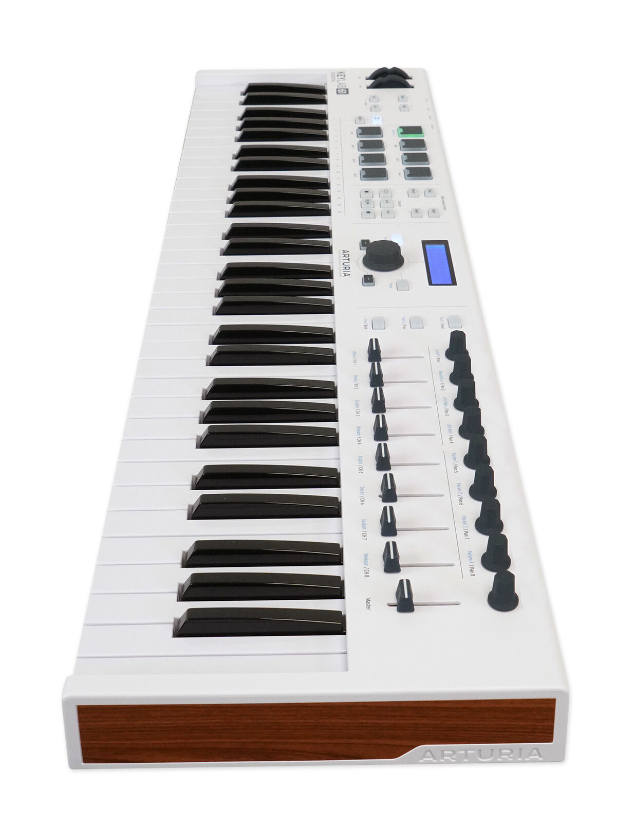 Arturia Keylab Essential 61-Key USB Keyboard Controller in White+Mic+Headphones - Fresh Stock Dated February 2026
