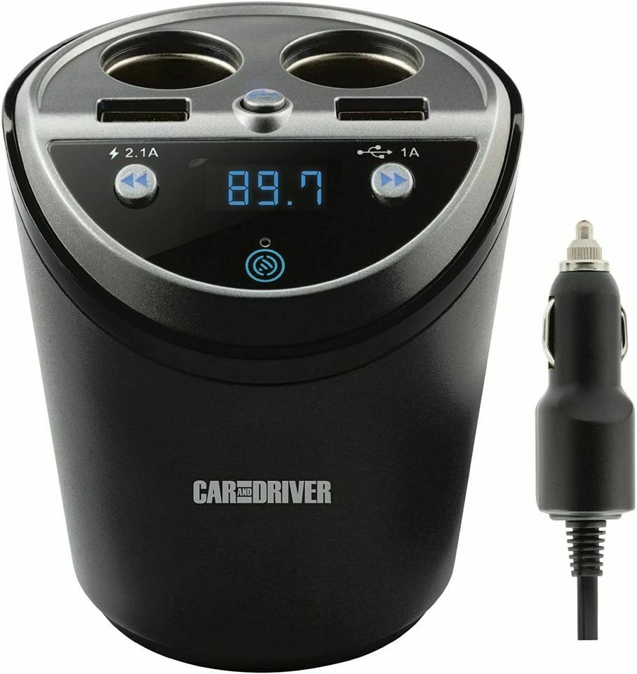 CAR AND DRIVER Bluetooth FM Transmitter - Fresh Stock Dated February 2026