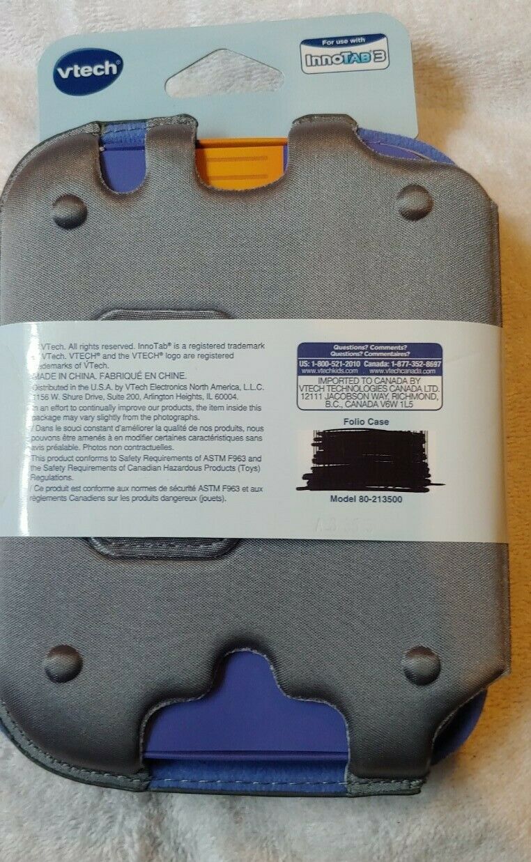INNOTAB 3 Silver Folio Case Vtech - Fresh Stock Dated December 2025
