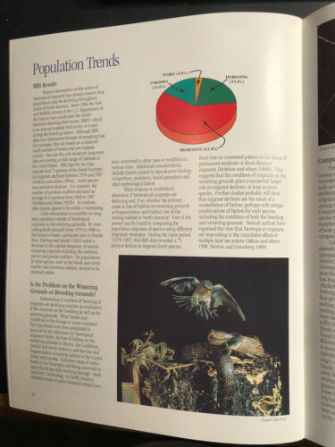 1996 Neotropical Migratory birds of the Southern Appalachians, USDA Forest Svc - Fresh Stock Dated December 2025