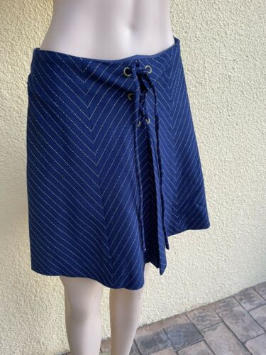 WOMENS VINTAGE 1970’s NAVY BLUE MINI SKIRT - Fresh Stock Dated March 2026