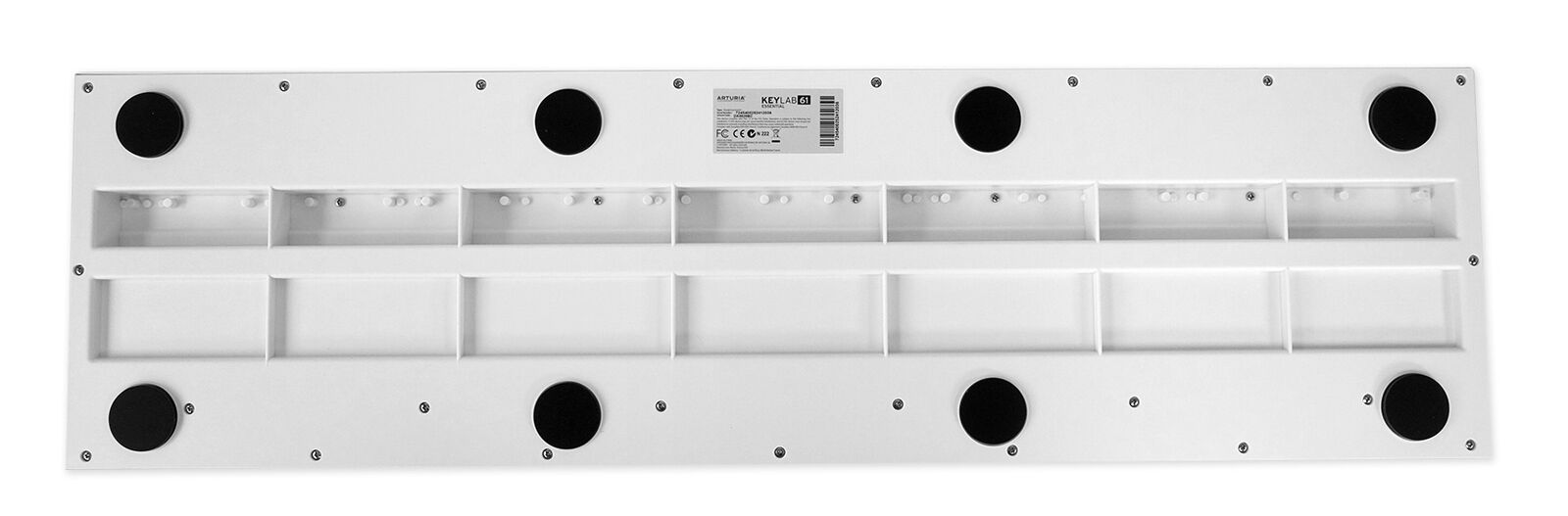 Arturia Keylab Essential 61-Key USB Keyboard Controller in White+Mic+Headphones - Fresh Stock Dated February 2026