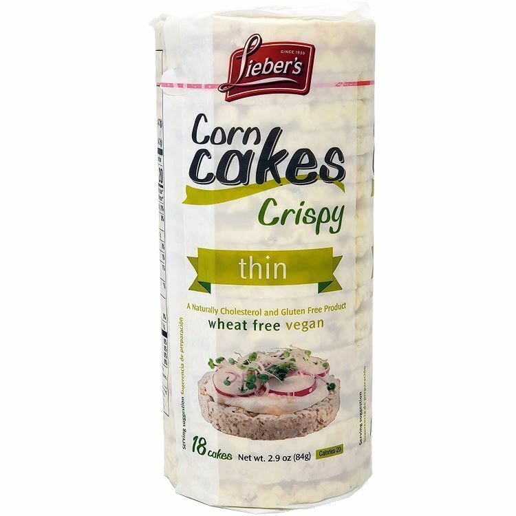 Lieber's Thin Corn Cakes, 2.9 oz. (3 Pack) - Fresh Stock Dated February 2026
