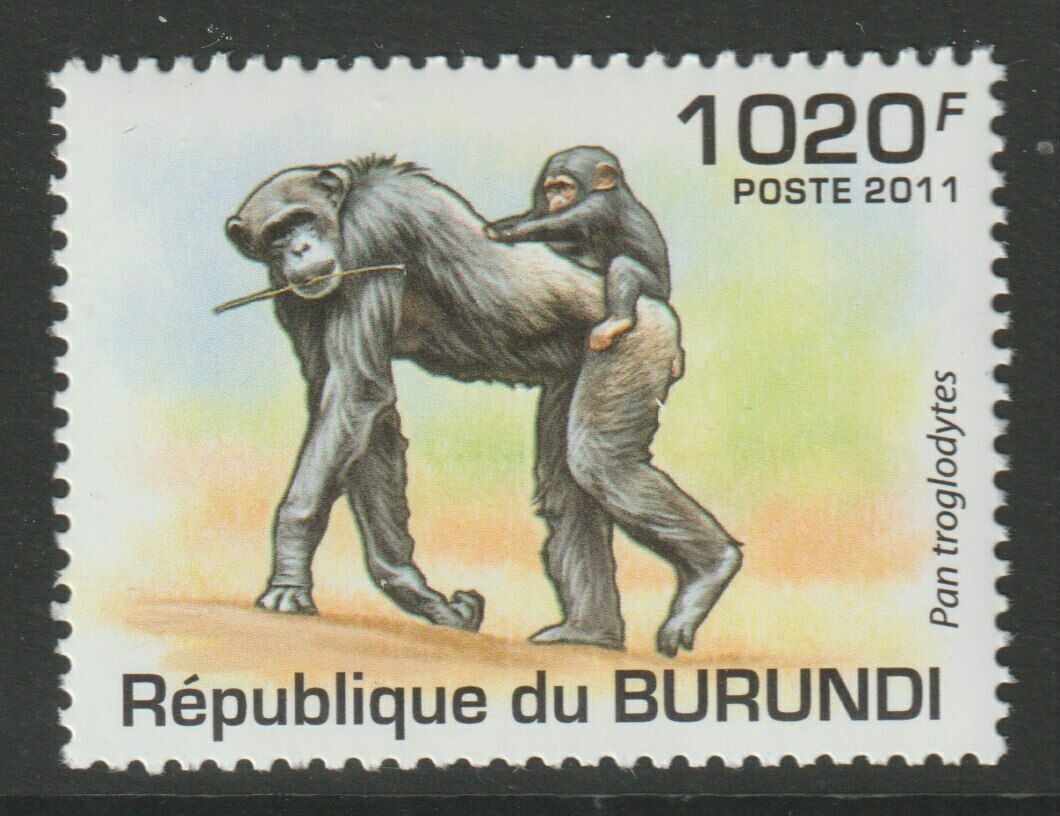 Burundi 2011 #827-30 Primates (Set of 4) - MNH - Fresh Stock Dated December 2025