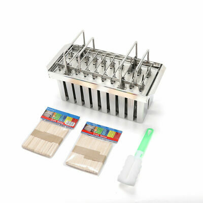 20pcs Ice Cream Stick Molds Stainless Steel Mold Ice Pop Lolly Popsicle Holder. - Fresh Stock Dated February 2026