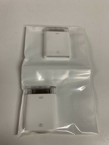 Apple iPad Camera Connection Kit Model A1362, A1358 MC531ZM/A New 30 Pin Set - Fresh Stock Dated February 2026