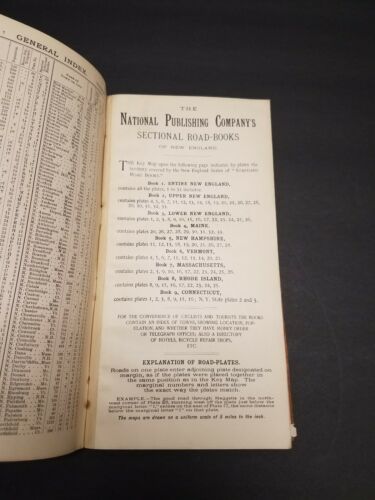 1897 Standard Road Book Bicycle Upper New England MAPS Vermont Maine NH - Fresh Stock Dated December 2025
