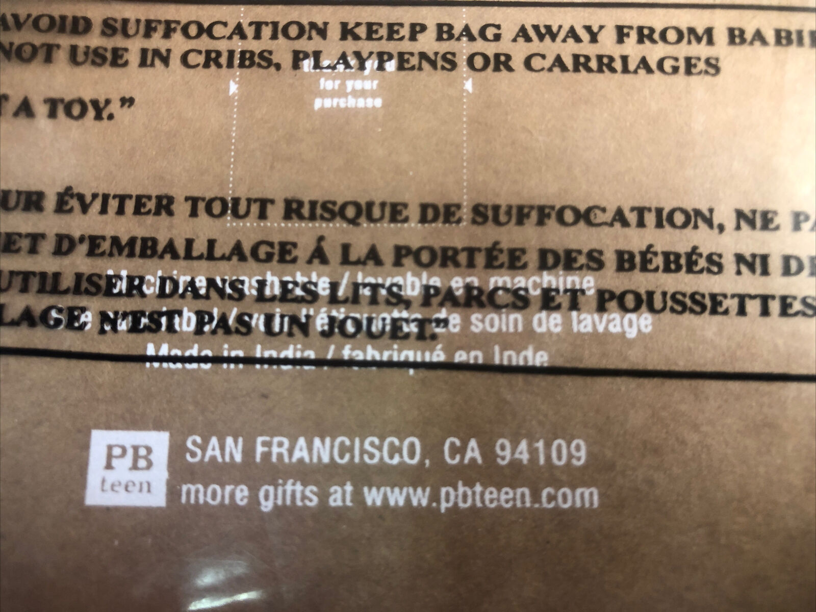 Pottery Barn Teen Suite Organic Pillow Shams Standard Size NEW SEALED - Fresh Stock Dated December 2025