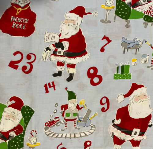 POTTERY BARN KIDS Christmas Santa & Calendar Standard Pillow Sham - NWOT - Fresh Stock Dated December 2025