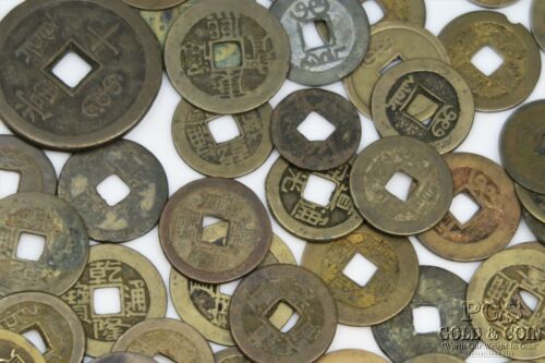 China Cash Coins Asst Date 153 Coins Mostly Brass Foreign Coins 21919 - Fresh Stock Dated February 2026