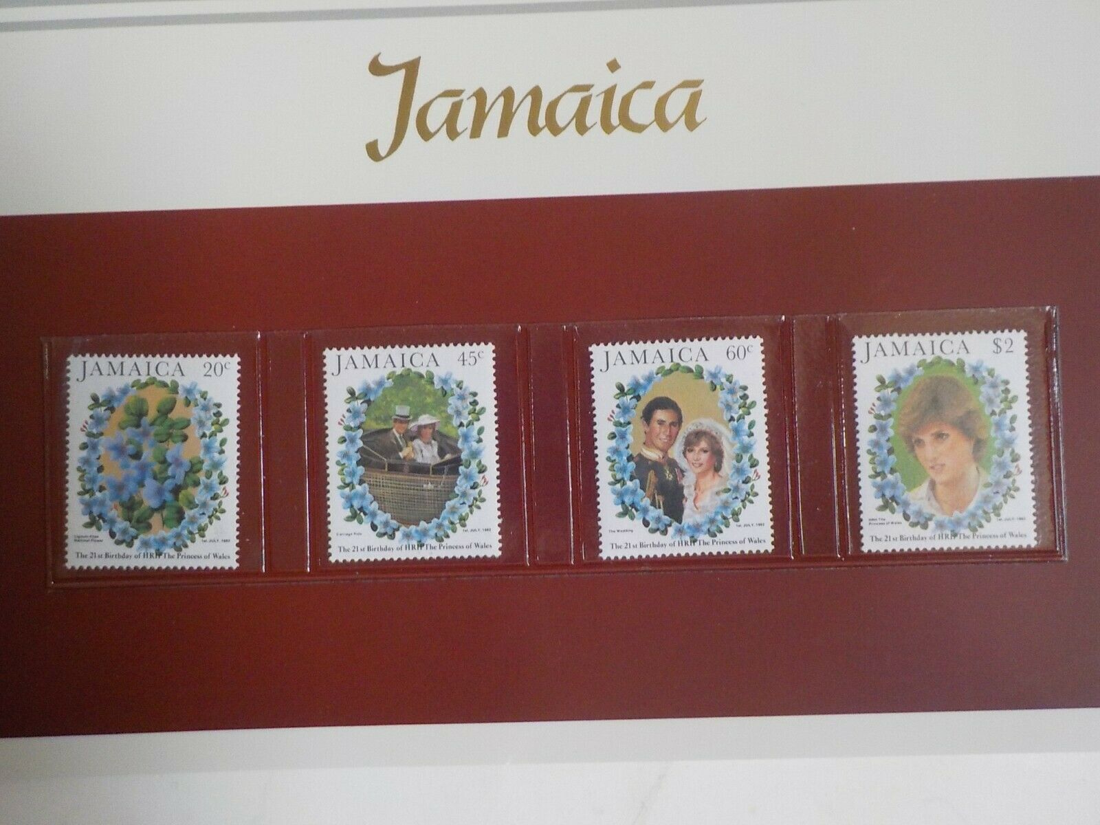 Stamps from Royal Wedding with Price Charles and Lady Diana in 1981. Authentic! - Fresh Stock Dated December 2025