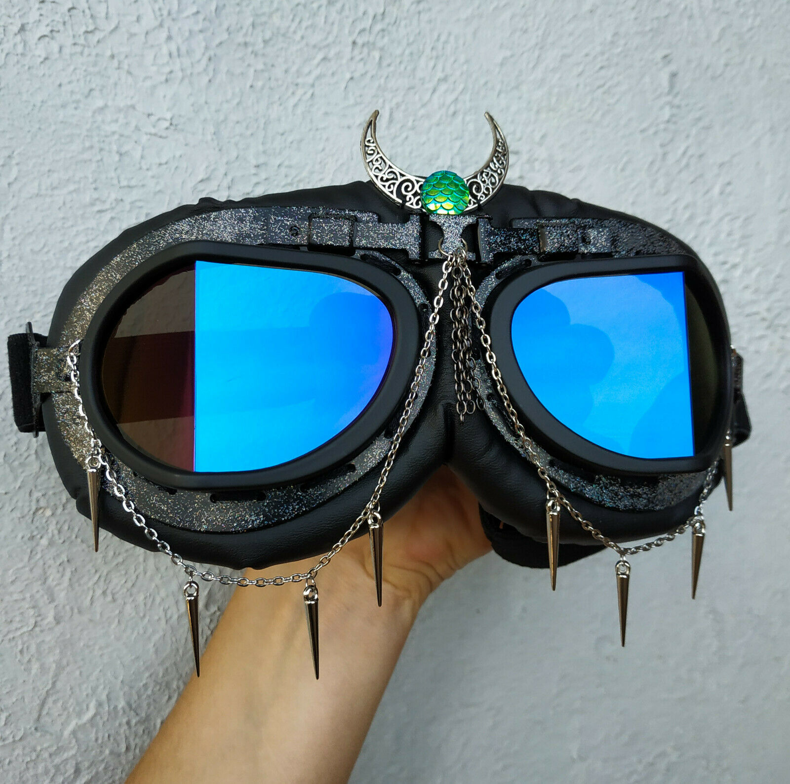 Festival goggles Fashion wear Rave Burner Outfit Costume Burning man EDM EDC - Fresh Stock Dated February 2026