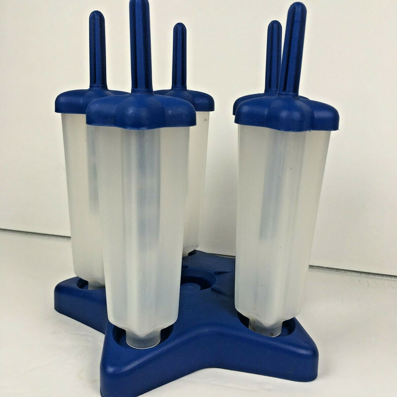 TOVOLO Blue Star Shaped Popsicle Ice Pop Frozen Treat Molds 4 oz Set of 5 - Fresh Stock Dated February 2026
